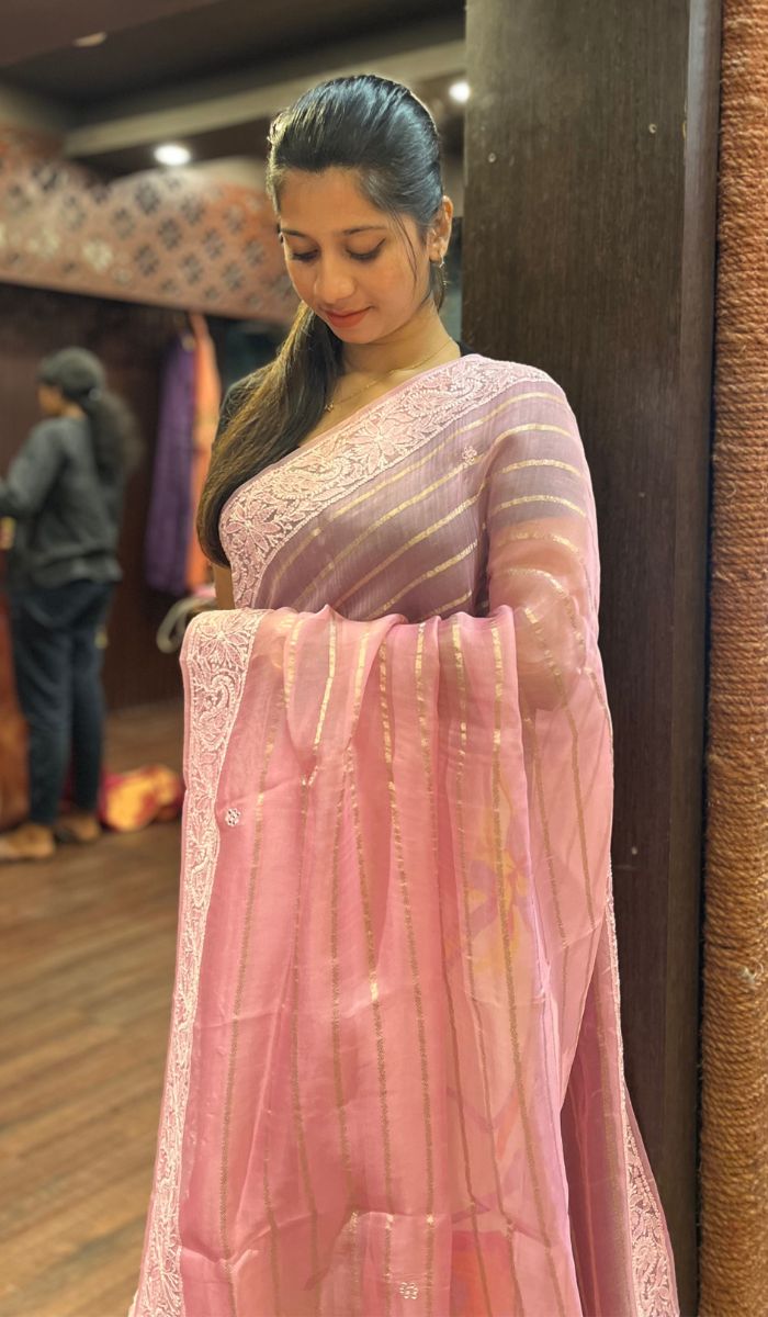ORGANZA SAREE 26092514
