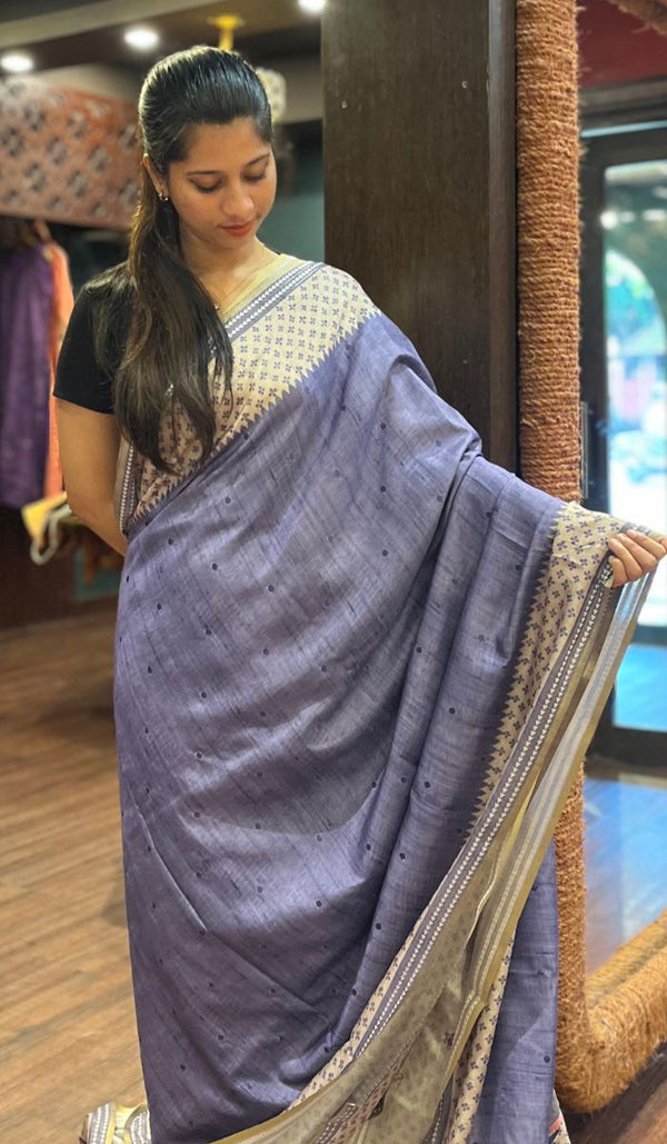 SEMI TUSSAR SAREE 26092534