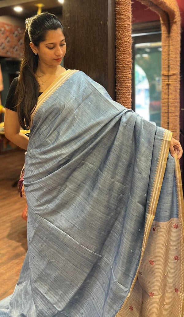 SEMI TUSSAR SAREE 26092535