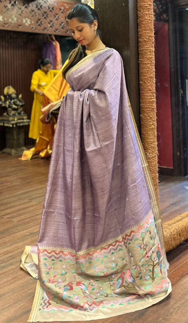 SEMI TUSSAR SAREE 26092532