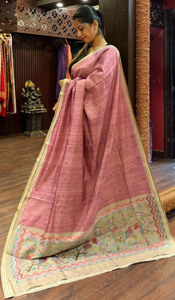 SEMI TUSSAR SAREE 26092530