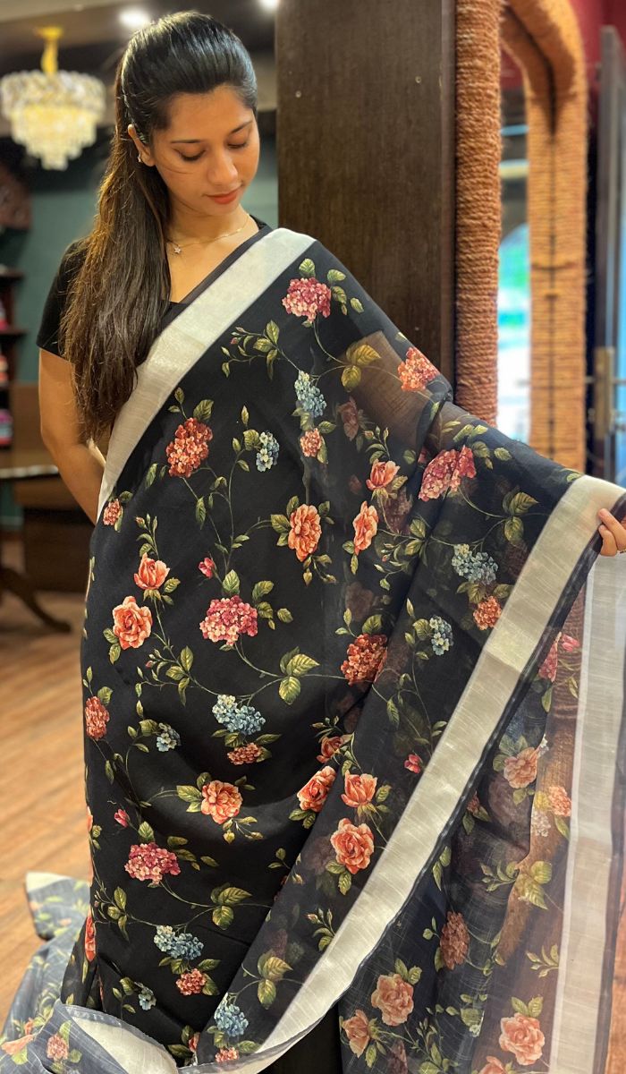 LINEN SAREE 29012510