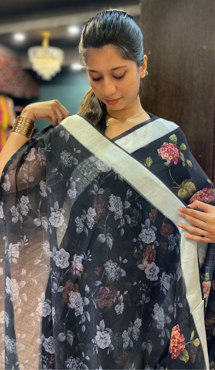 LINEN SAREE 29012510