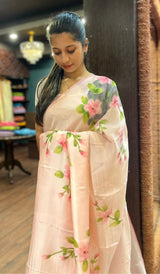 SEMI CREPE SAREE 0110252