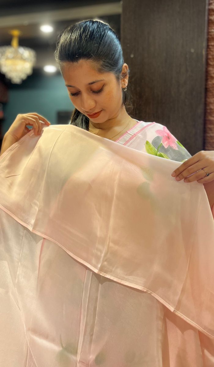 SEMI CREPE SAREE 0110252