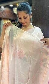 SEMI CREPE SAREE 0110254