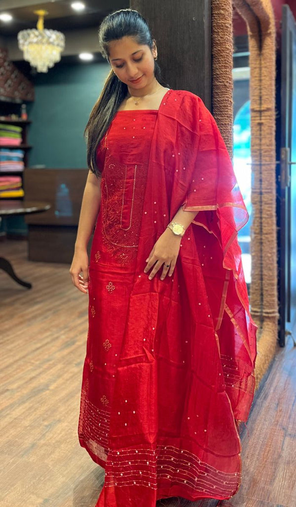 MUTKA TUSSAR UNSTITCHED SALWAR 3009253