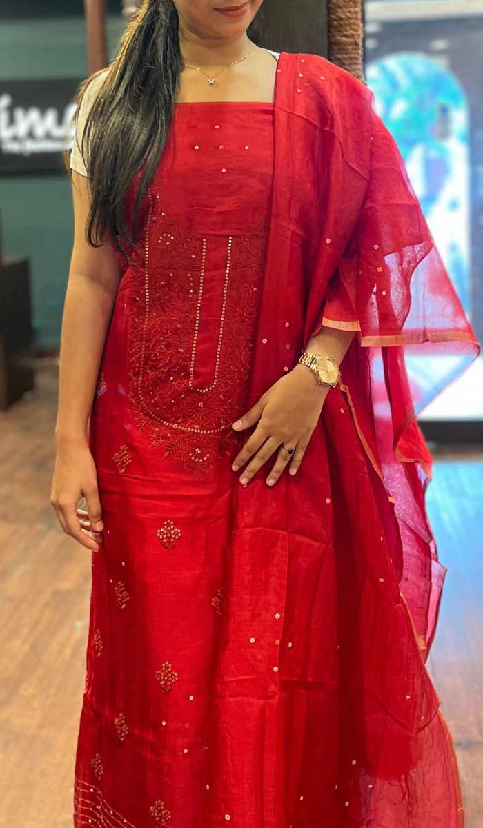 MUTKA TUSSAR UNSTITCHED SALWAR 3009253