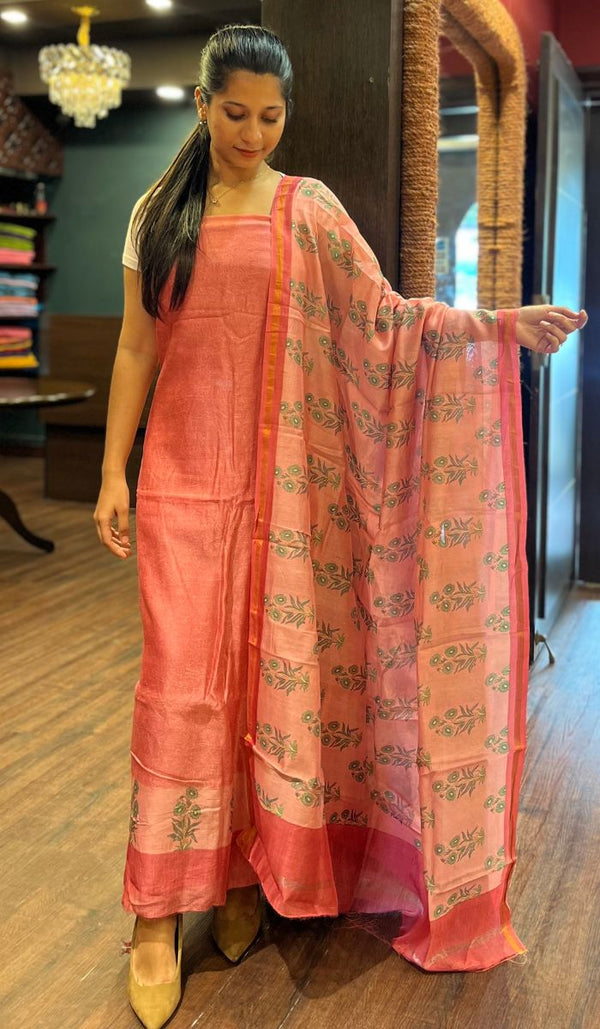 CHANDERI UNTITCHED SALWAR 30092562