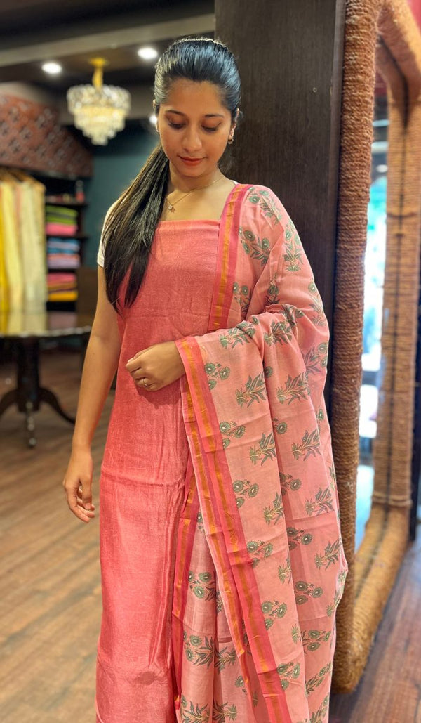 CHANDERI UNTITCHED SALWAR 30092562