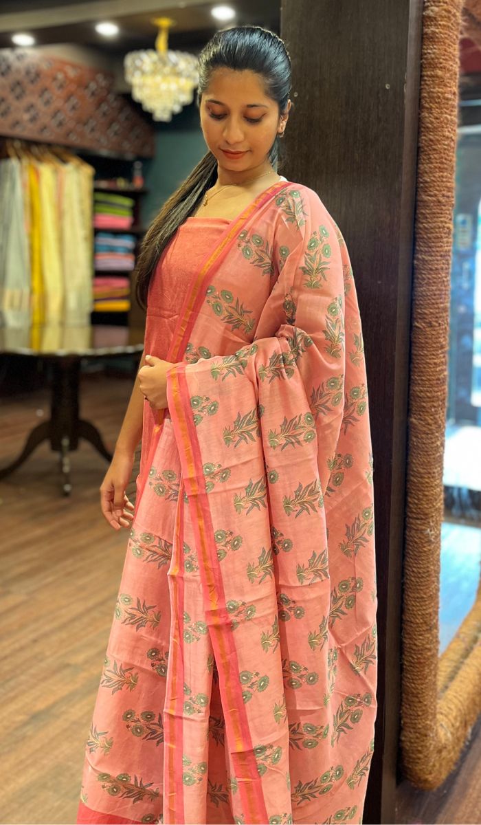 CHANDERI UNTITCHED SALWAR 30092562
