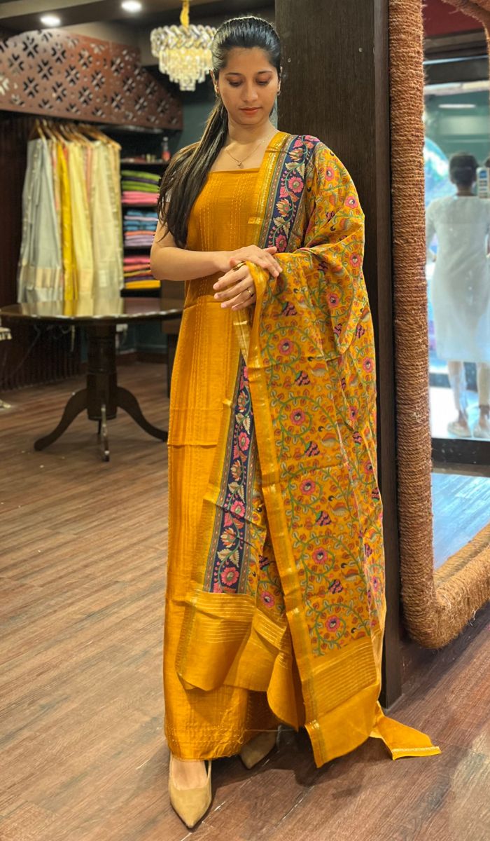 TUSSAR UNSTITCHED SALWAR 30092556
