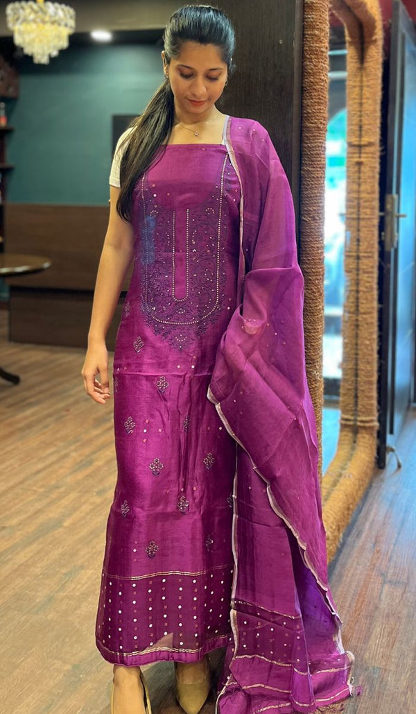 MUTKA TUSSAR UNSTITCHED SALWAR 3009254