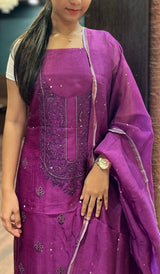 MUTKA TUSSAR UNSTITCHED SALWAR 3009254