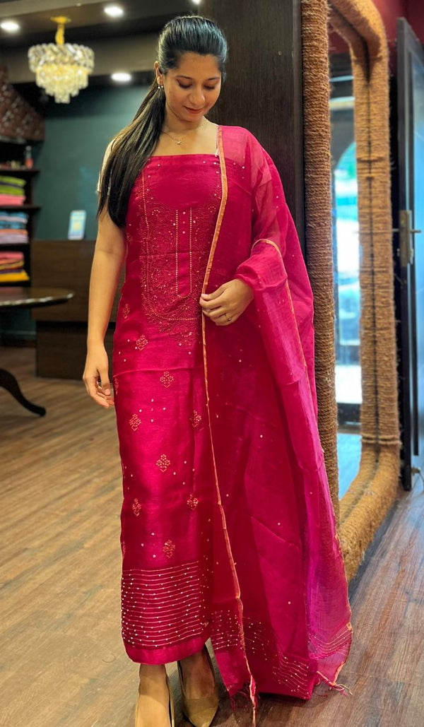 MUTKA TUSSAR UNSTITCHED SALWAR 3009252