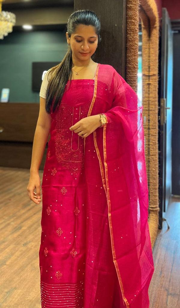MUTKA TUSSAR UNSTITCHED SALWAR 3009252