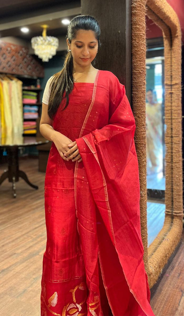 MUTKA TUSSAR UNSTITCHED SALWAR 30092557