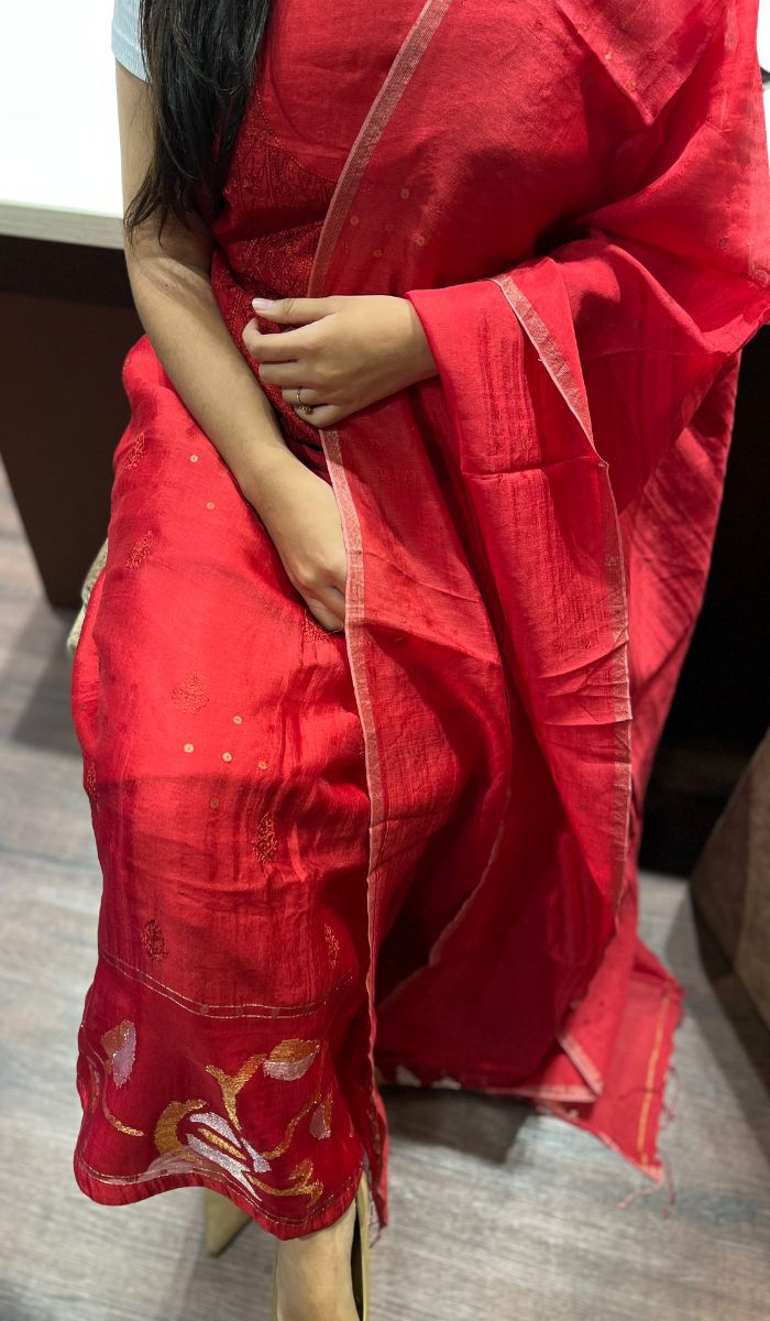 MUTKA TUSSAR UNSTITCHED SALWAR 30092557