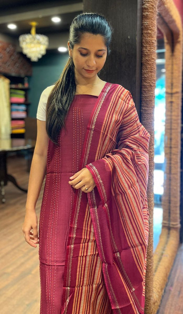 TUSSAR UNSTITCHED SALWAR 30092555