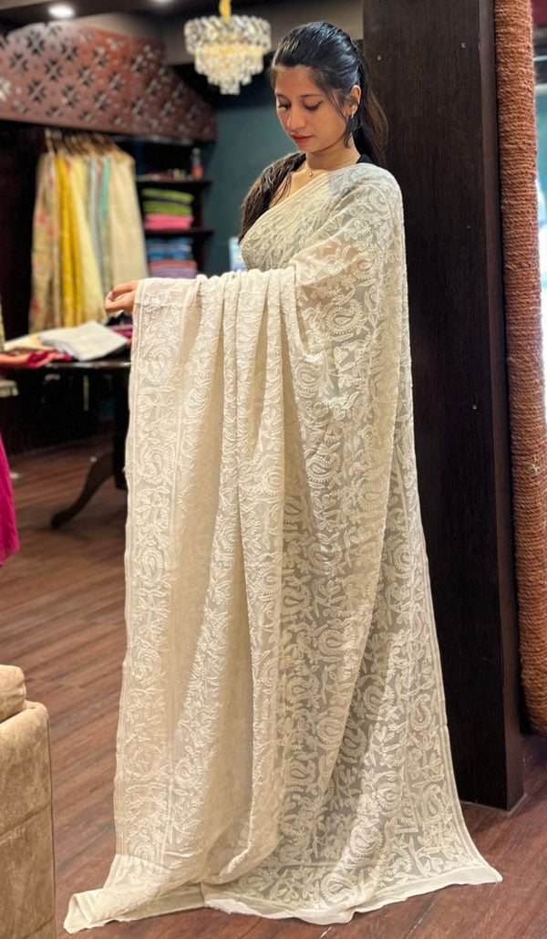 CHIKANKARI SAREE 0110259