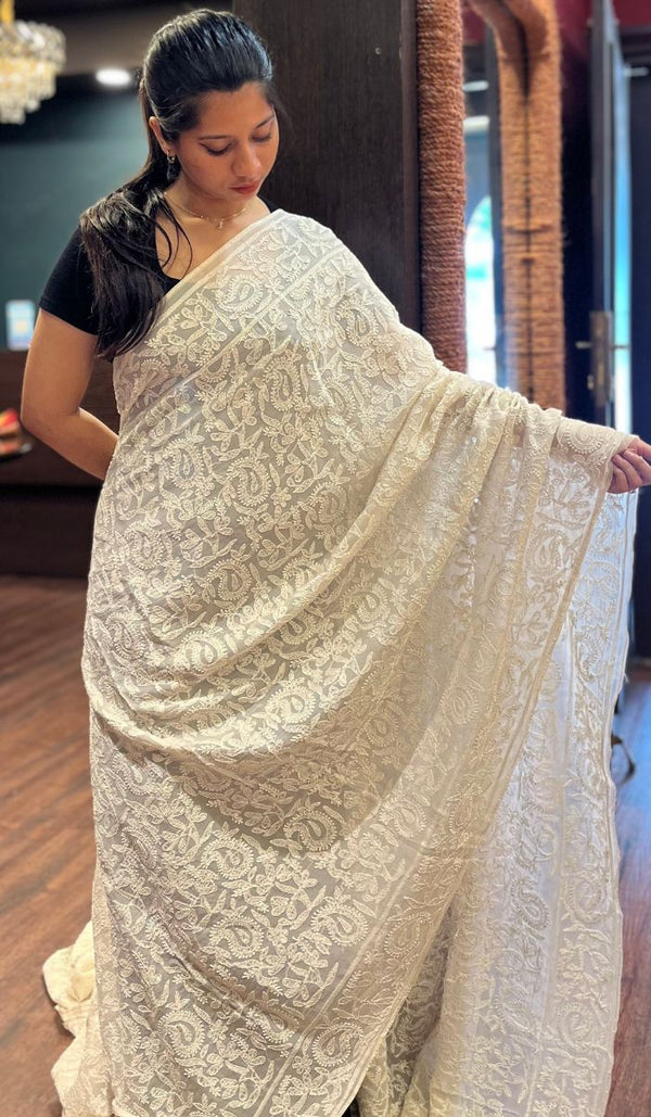 CHIKANKARI SAREE 0110259