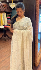 CHIKANKARI SAREE 0110259