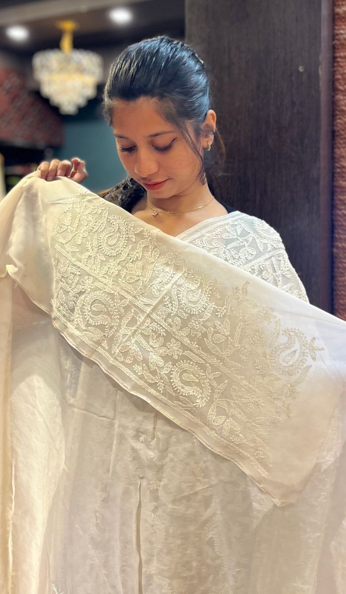 CHIKANKARI SAREE 0110259