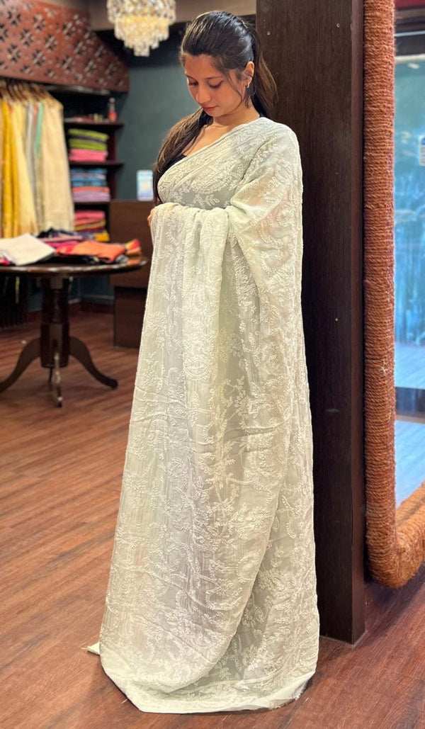 CHIKANKARI SAREE 01102510