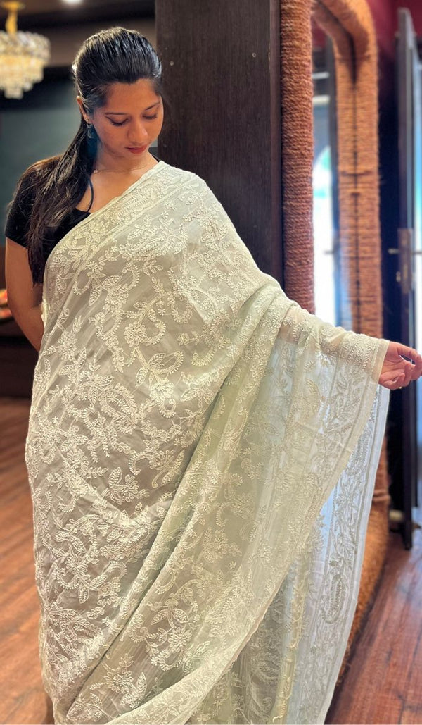 CHIKANKARI SAREE 01102510