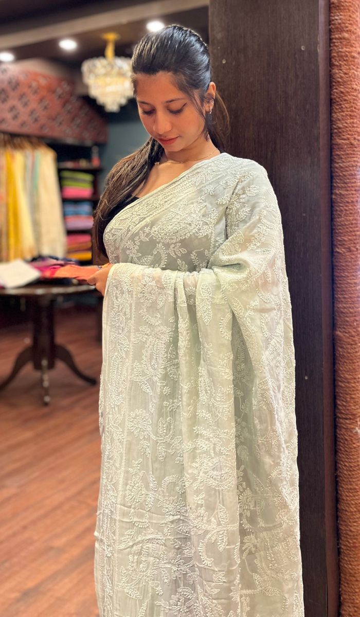 CHIKANKARI SAREE 01102510