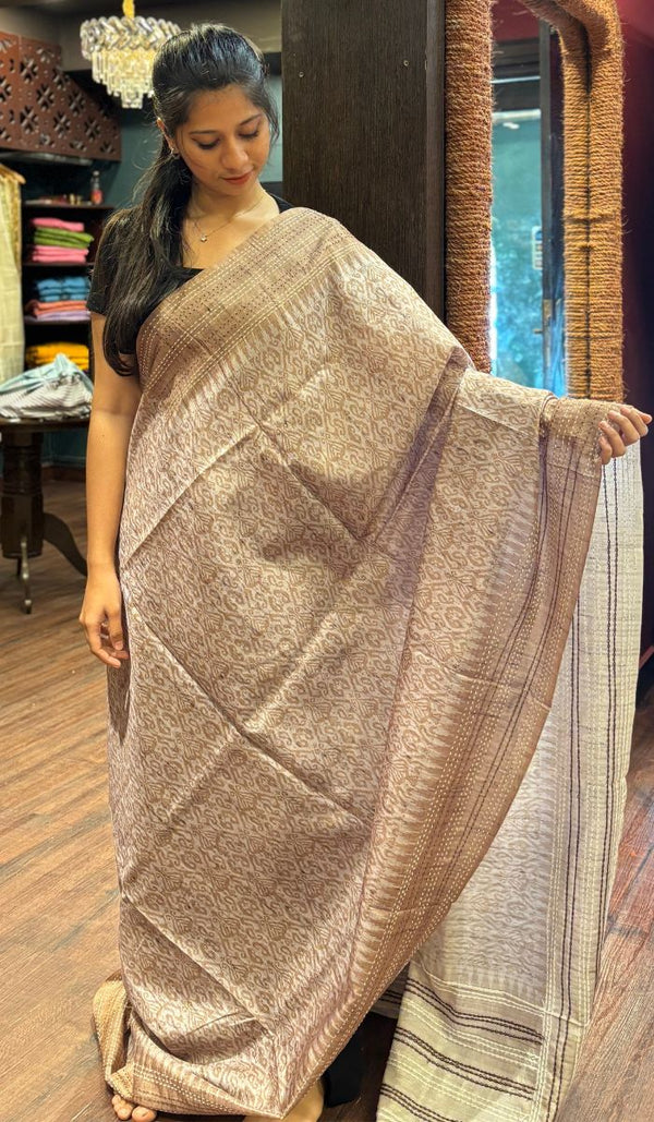 SEMI TUSSAR SAREE 06102551