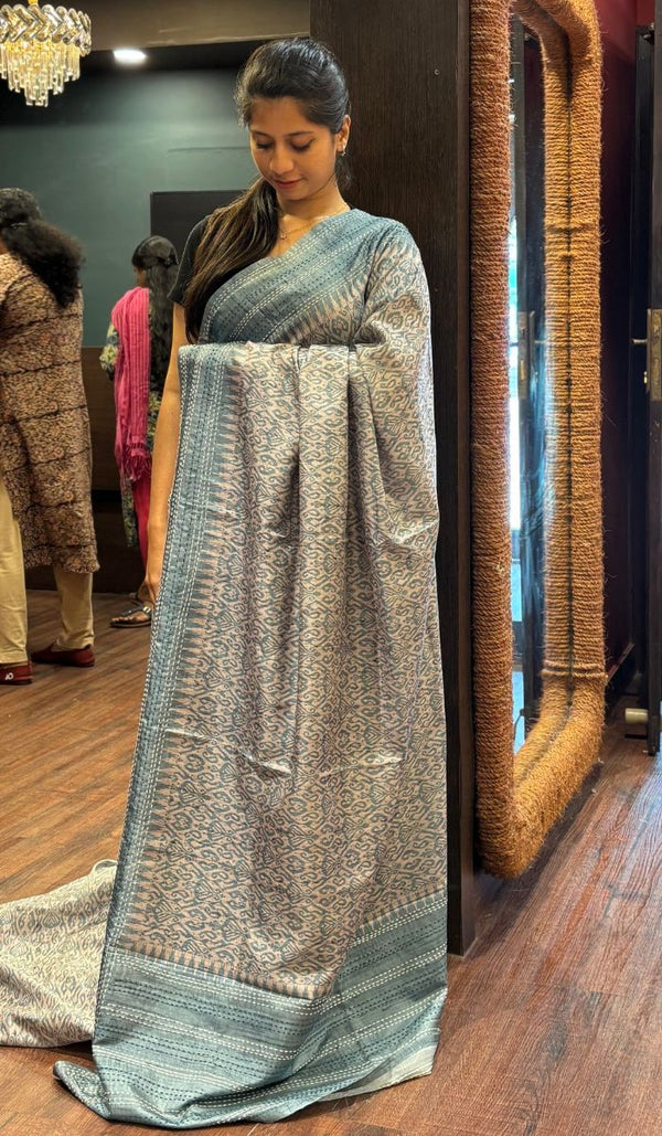 SEMI TUSSAR SAREE 06102553