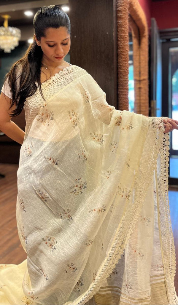LINEN SAREE 04072523