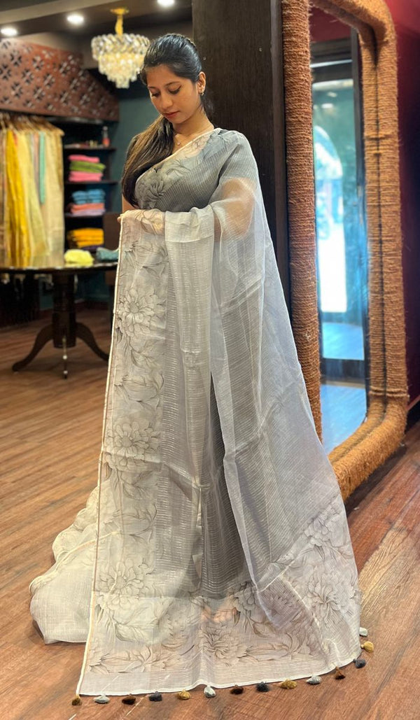 ORGANZA SAREE 06102579