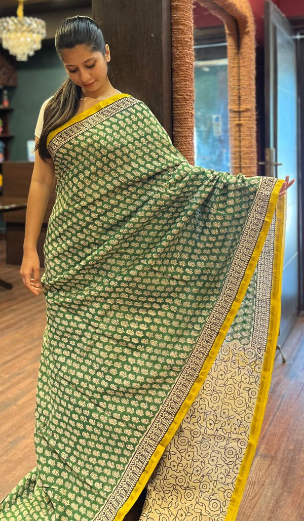 CHANDERI SAREE 30092571