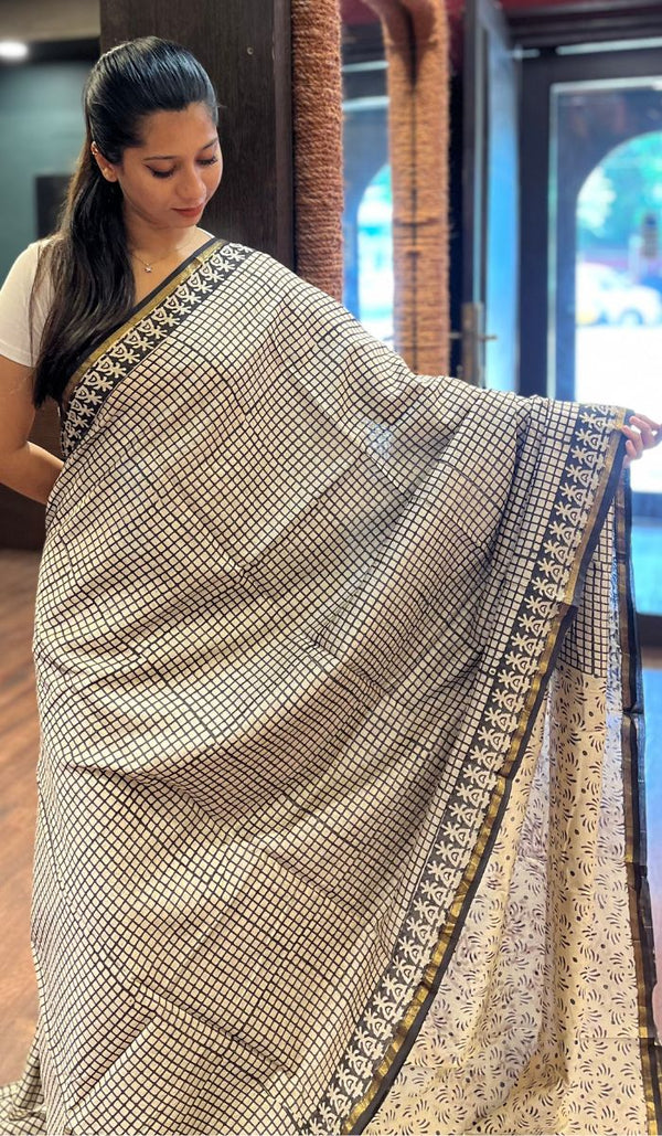 CHANDERI SAREE 30092572