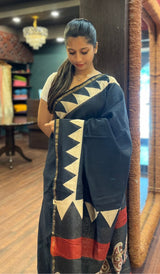 CHANDERI SAREE 30092570
