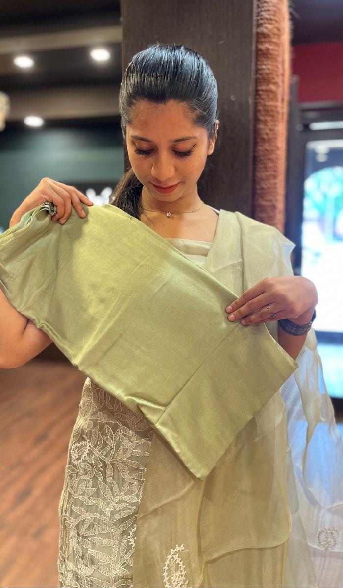 ORGANZA UNSTITCHED SALWAR 01102519