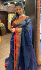 SEMI LINEN SAREE 3009244
