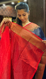 SEMI LINEN SAREE 3009244