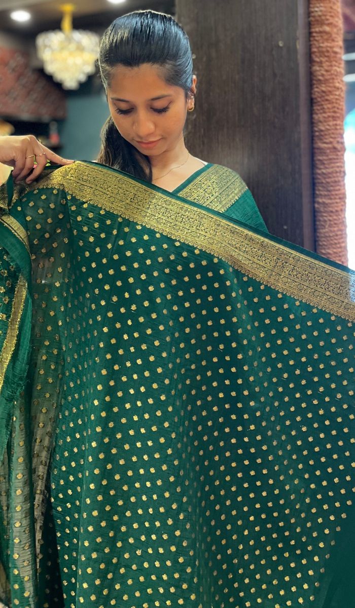 SEMI GEORGETTE SAREE 2307256