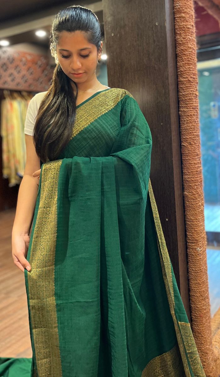 SEMI GEORGETTE SAREE 2307256