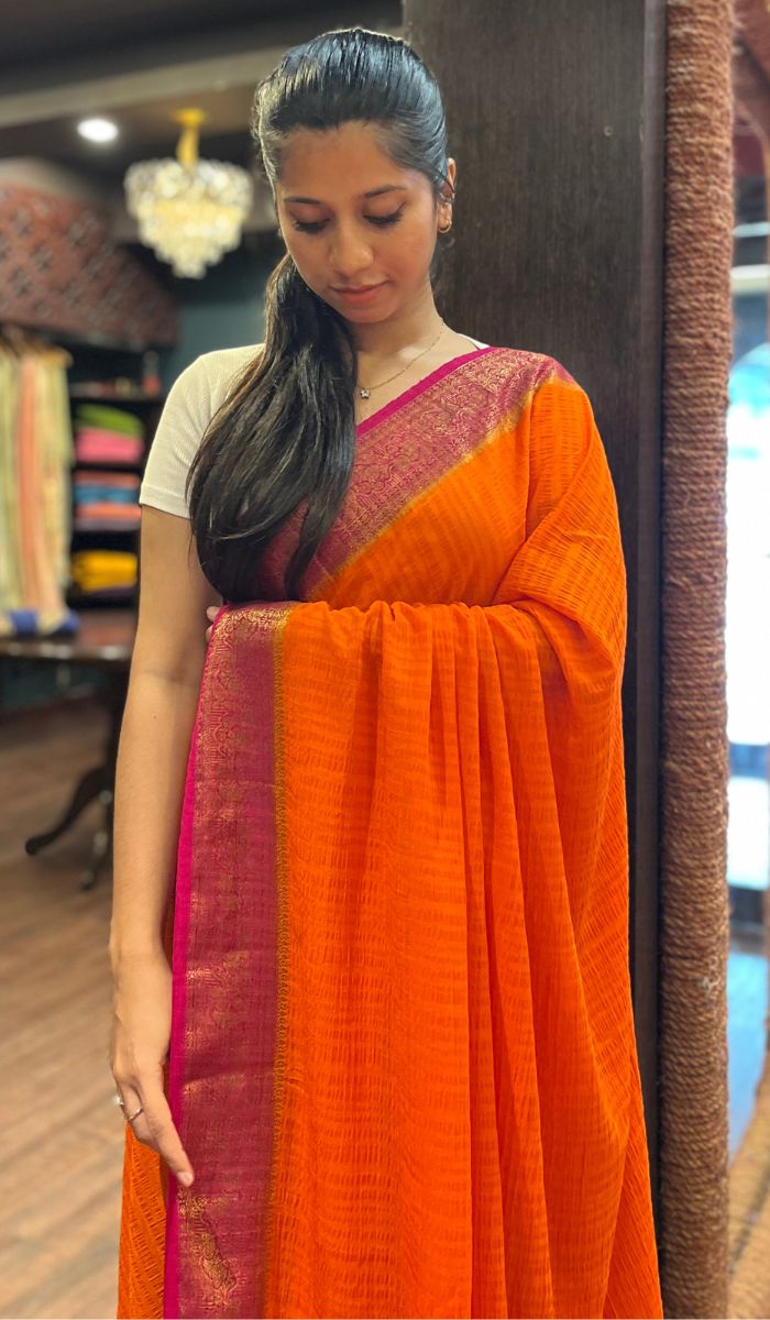 SEMI GEORGETTE SAREE 16072548