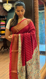 CHANDERI SILK SAREE 20022423