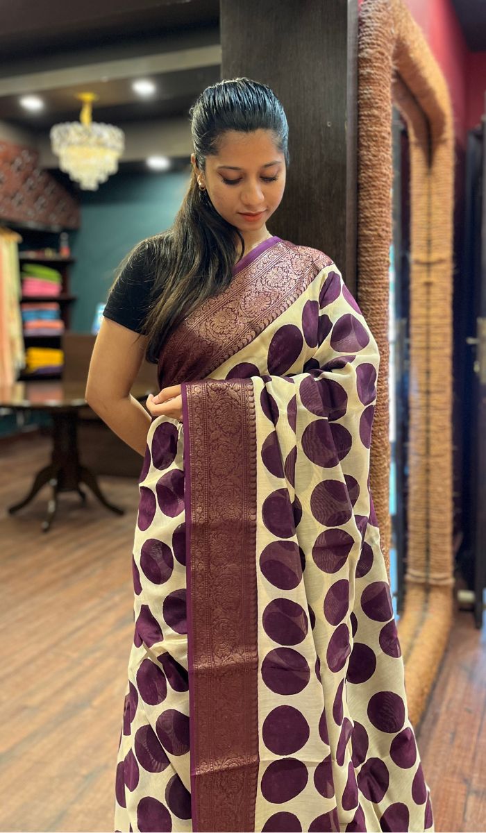 CHANDERI SAREE 12092519