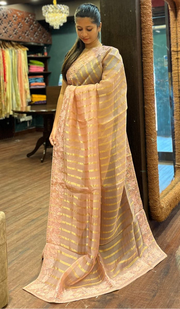 ORGANZA SAREE 26092511