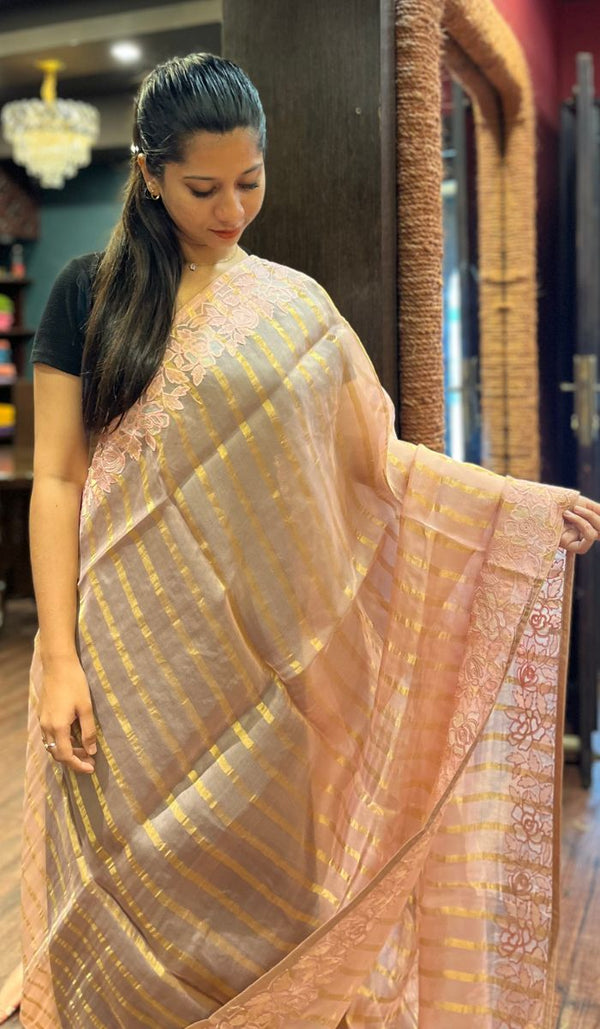 ORGANZA SAREE 26092511