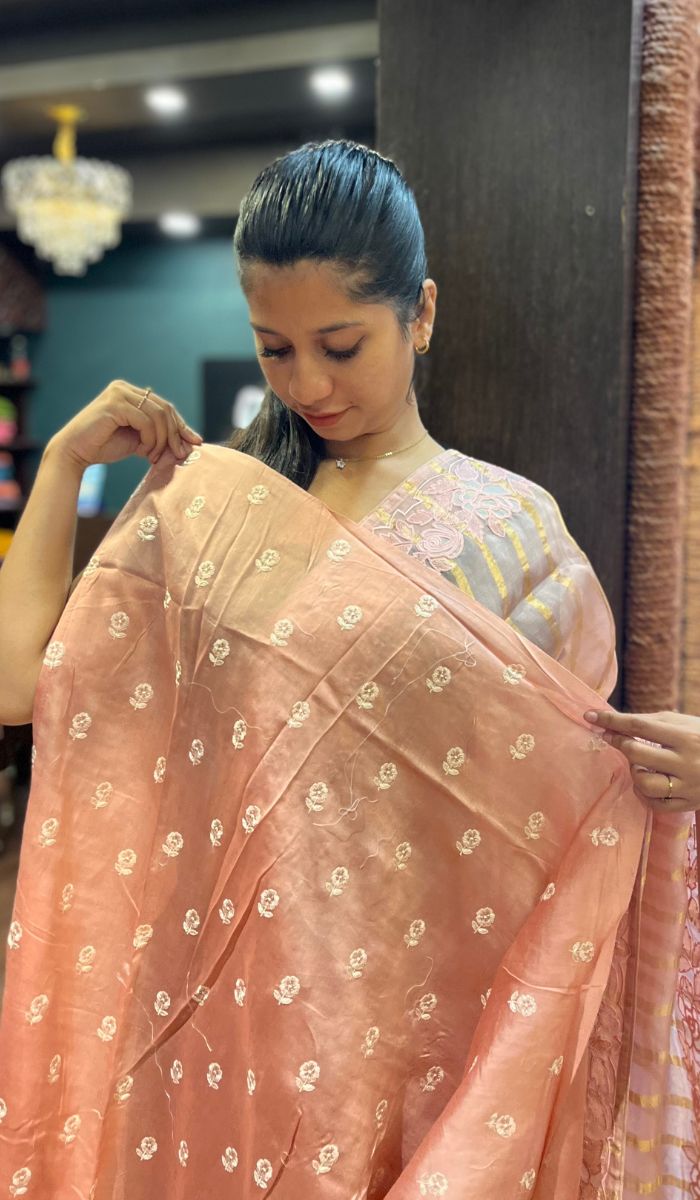 ORGANZA SAREE 26092511