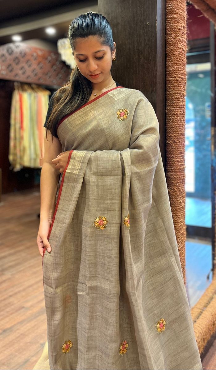 LINEN SAREE 06102545
