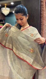 LINEN SAREE 06102545